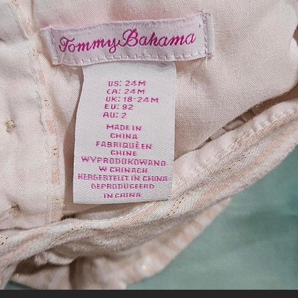 Tommy Bahama Kids Dress in Light Pink with Ruffles - Picture 7 of 9